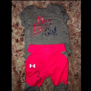 Baby girl Under Armour Set